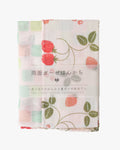Kurochiku, Two-Sided Cotton Handkerchief, Strawberry