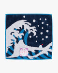 Kurochiku, Two-Sided Hand Towel, Nami