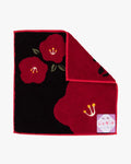 Kurochiku, Two-Sided Hand Towel, Tsubaki