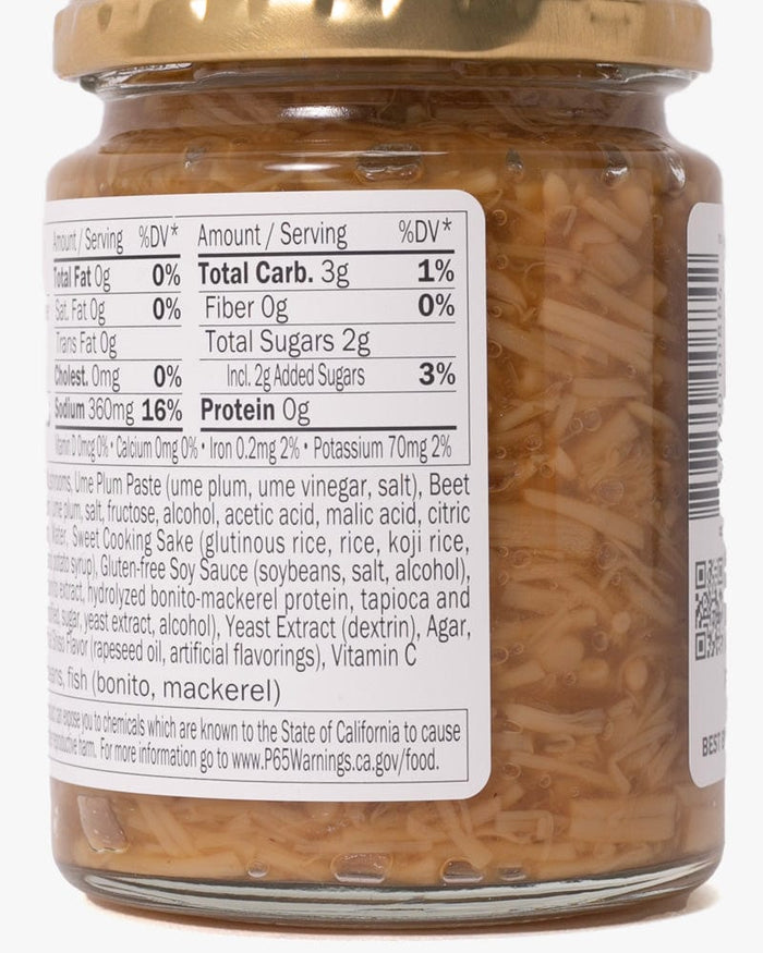 Kuze Fuku, Enoki Mushroom with Ume Plums