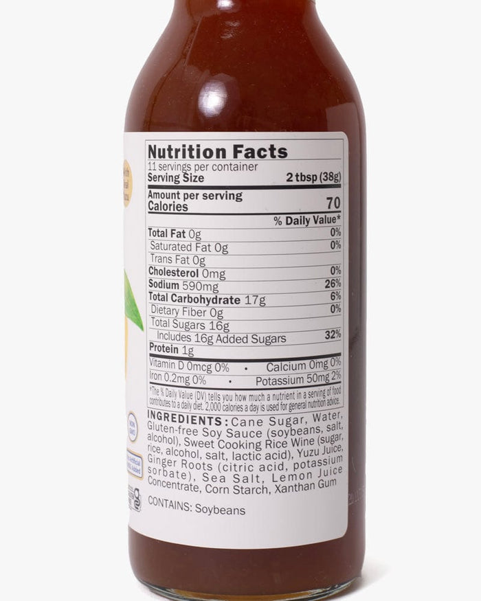 Kuze Fuku, Yuzu Teriyaki Sauce with Ginger