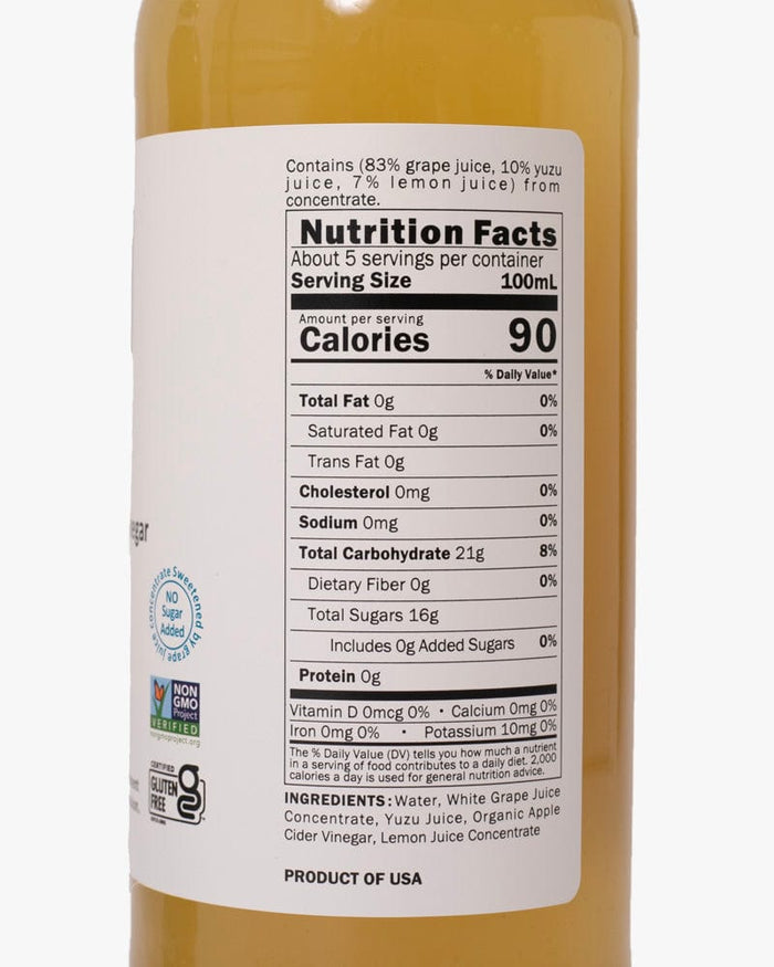 Kuze Fuku, Yuzu with Apple Cider Vinegar Concentrated