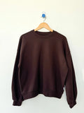 Le Bon Shoppe - French Terry Core Sweatshirt in Cocoa Bean
