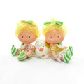 Lem and Ada with Sugar Woofer Strawberry Shortcake dolls