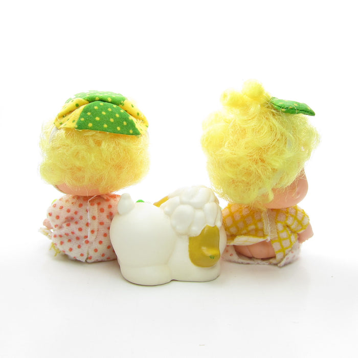 Lem and Ada with Sugar Woofer Strawberry Shortcake dolls