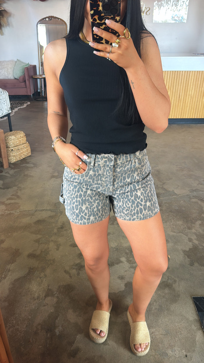Leopard Dad Shorts