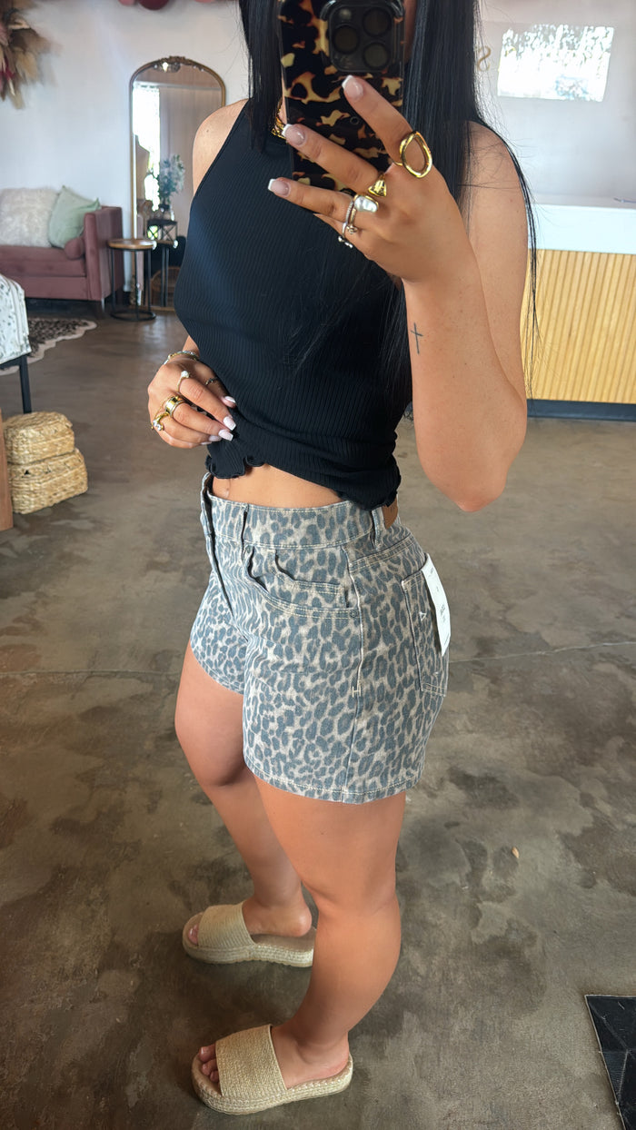 Leopard Dad Shorts