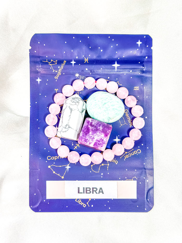 Libra - Zodiac Crystal Set