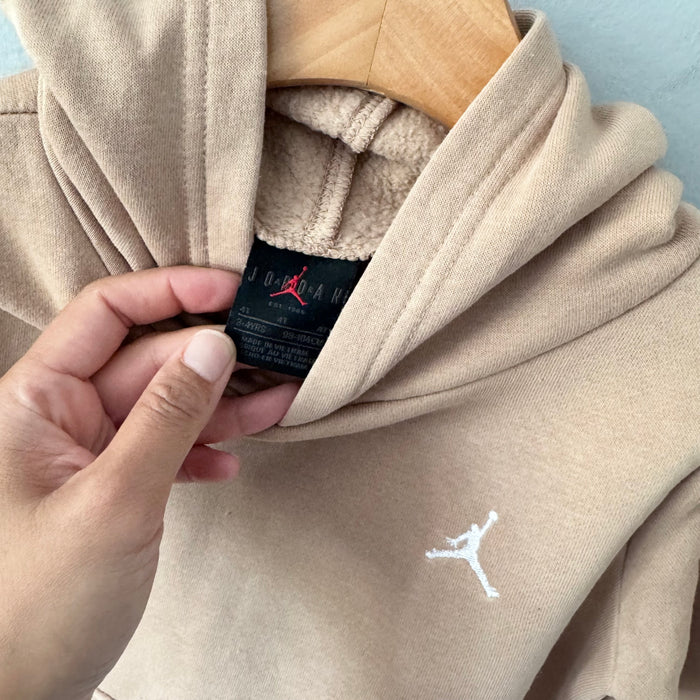 Nike / Jordan light brown hoodie / 3-4Y