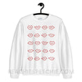 Lips Classic Sweatshirt - White / S - Hoodies & Sweatshirts peachiespeechie.com