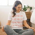 Lips Premium Soft Tee - White / XS - T-Shirts & Tops peachiespeechie.com