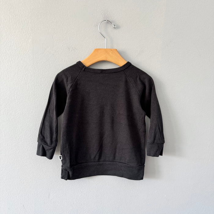 Little & lively / Black - Wonderfully made long sleeve / 1-2T