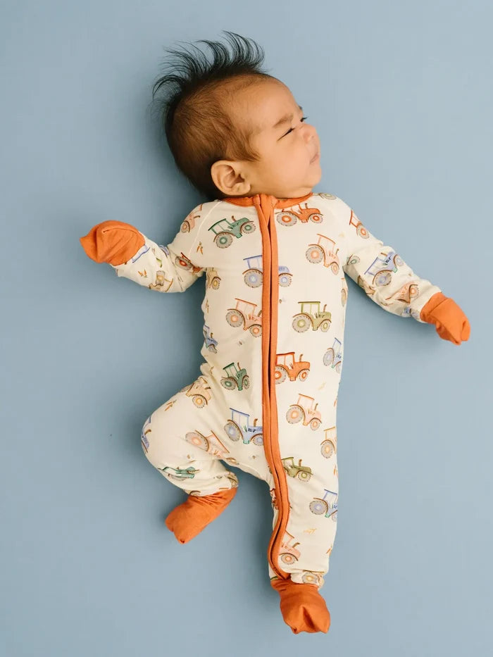 Little One Shop – Tractor Ride Bamboo Sleeper