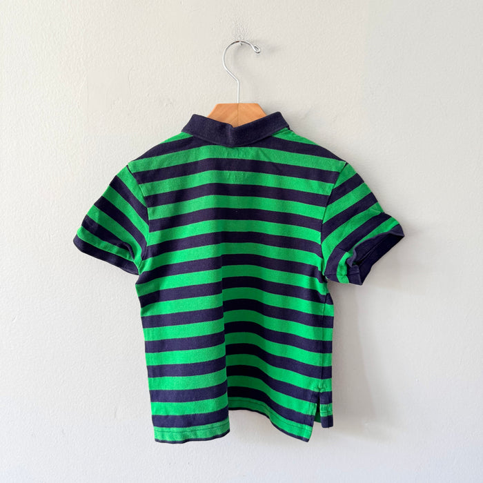 LL Bean / Green navy polo shirt / 4Y