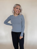 Long Sleeve Basic in Blue