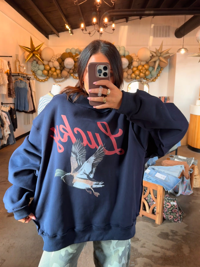 Lucky Duck Mock Neck