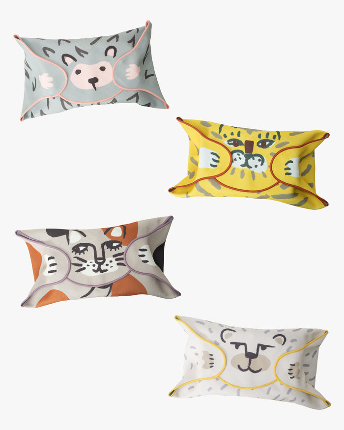 Lunch Bag/Velcro, Bisque, Momonga Series, Cat