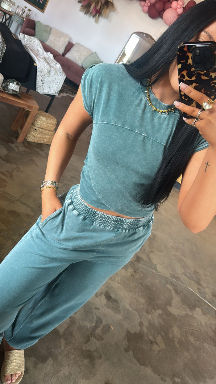 Luxe Lounge Set- Teal