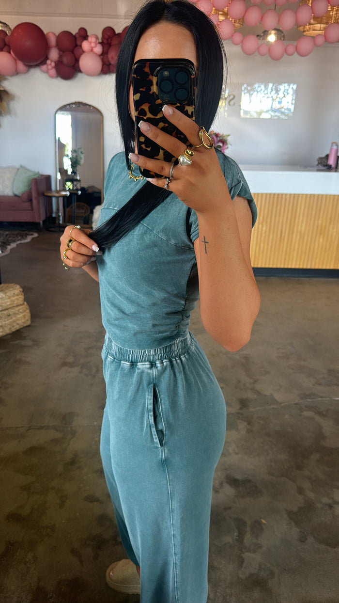 Luxe Lounge Set- Teal