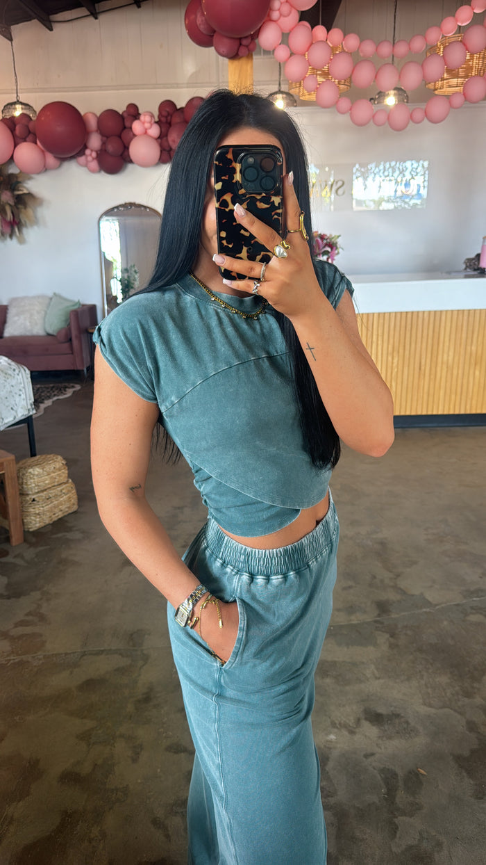 Luxe Lounge Set- Teal