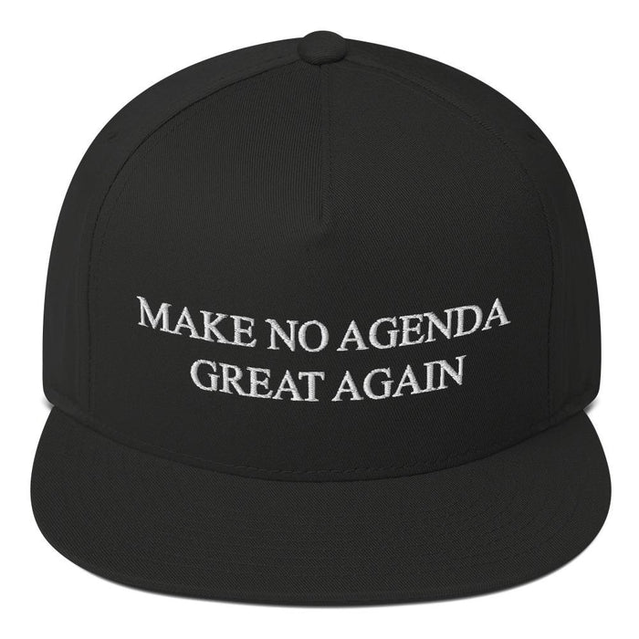MAKE NO AGENDA GREAT AGAIN - high snapback hat