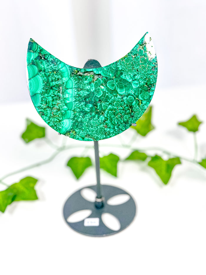 Malachite Moon on Stand (88M)