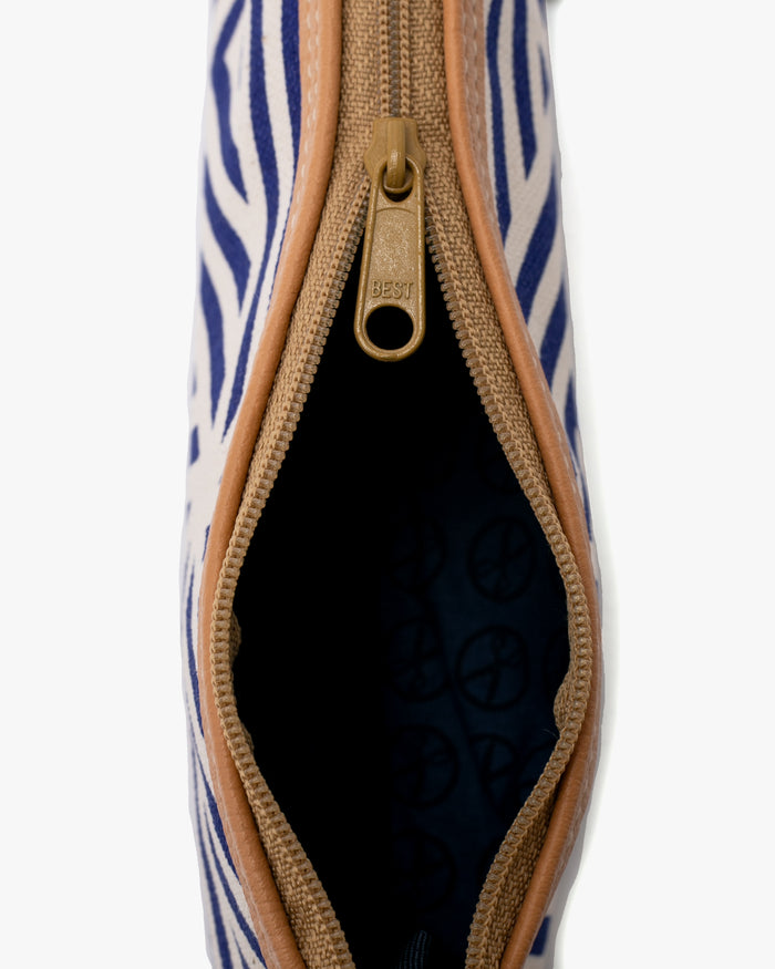 Maple & Moon Bag, Pencil Pouch, Blue Geometric