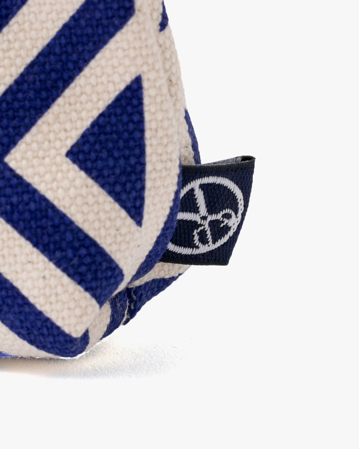 Maple & Moon Bag, Pencil Pouch, Blue Geometric