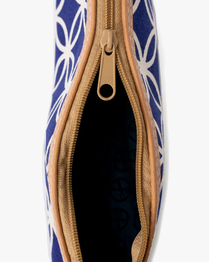 Maple & Moon Bag, Pencil Pouch, Blue Shippou