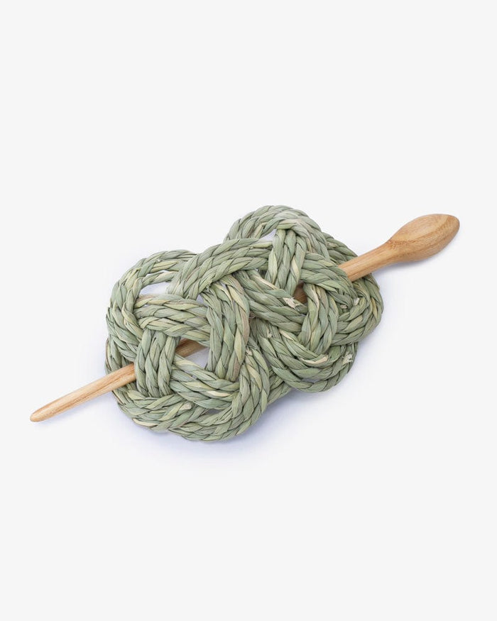Matsuba Tatami, Hair Barrette, Natural