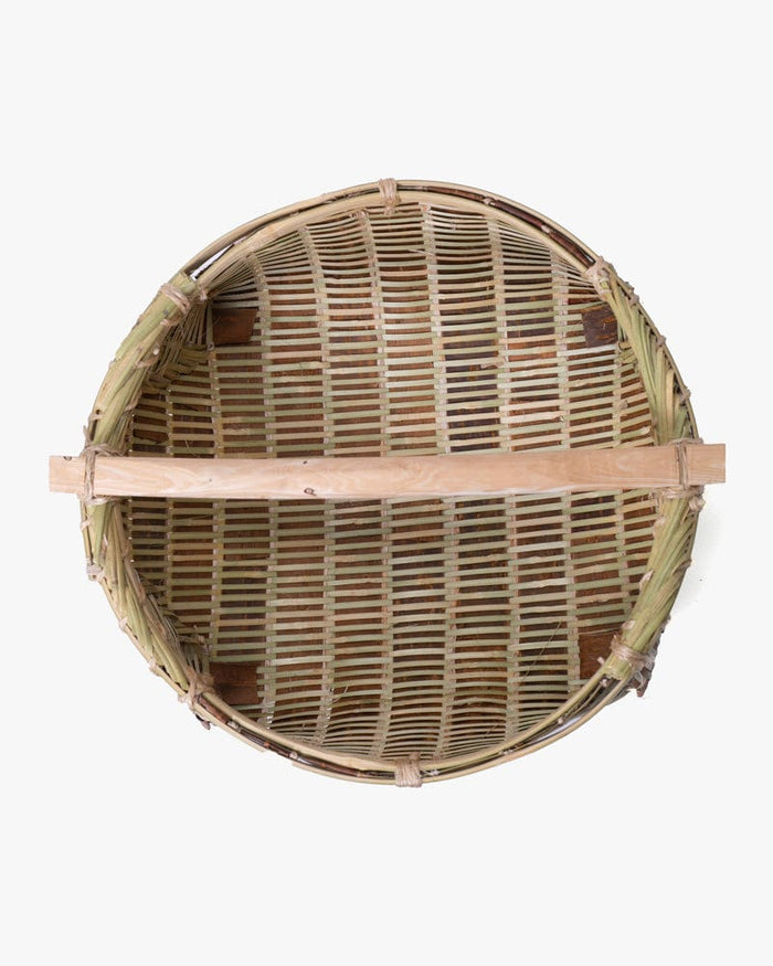 Matsunoya Woven Basket With Handle