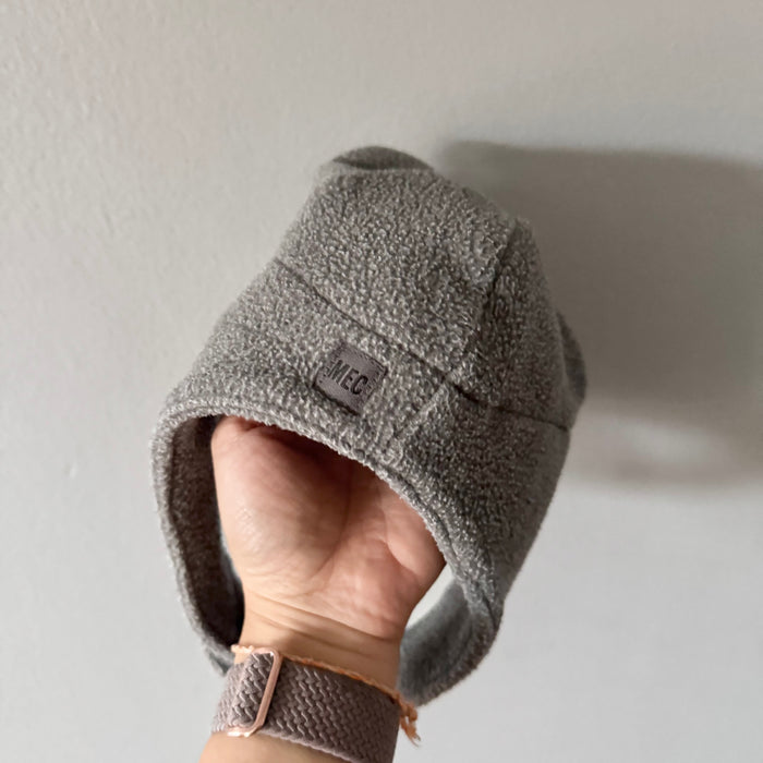 Mec / Grey fleece hat / XS(6-12M)