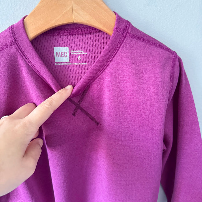 Mec / Purple active long sleeve / 6Y