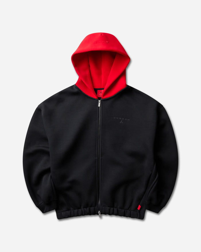 Nike M J Flt Spcr Flc Po Black/University Red Sweatshirts Hoodies IO2339-010