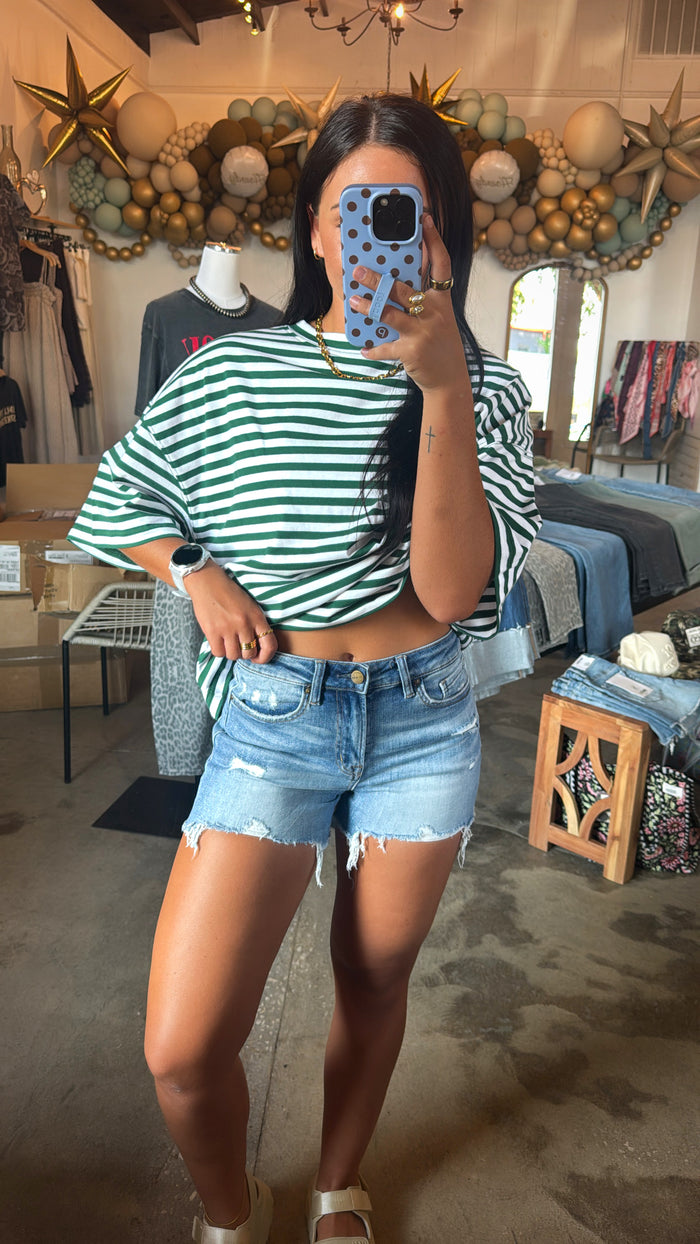 Mica Basic Denim Shorts