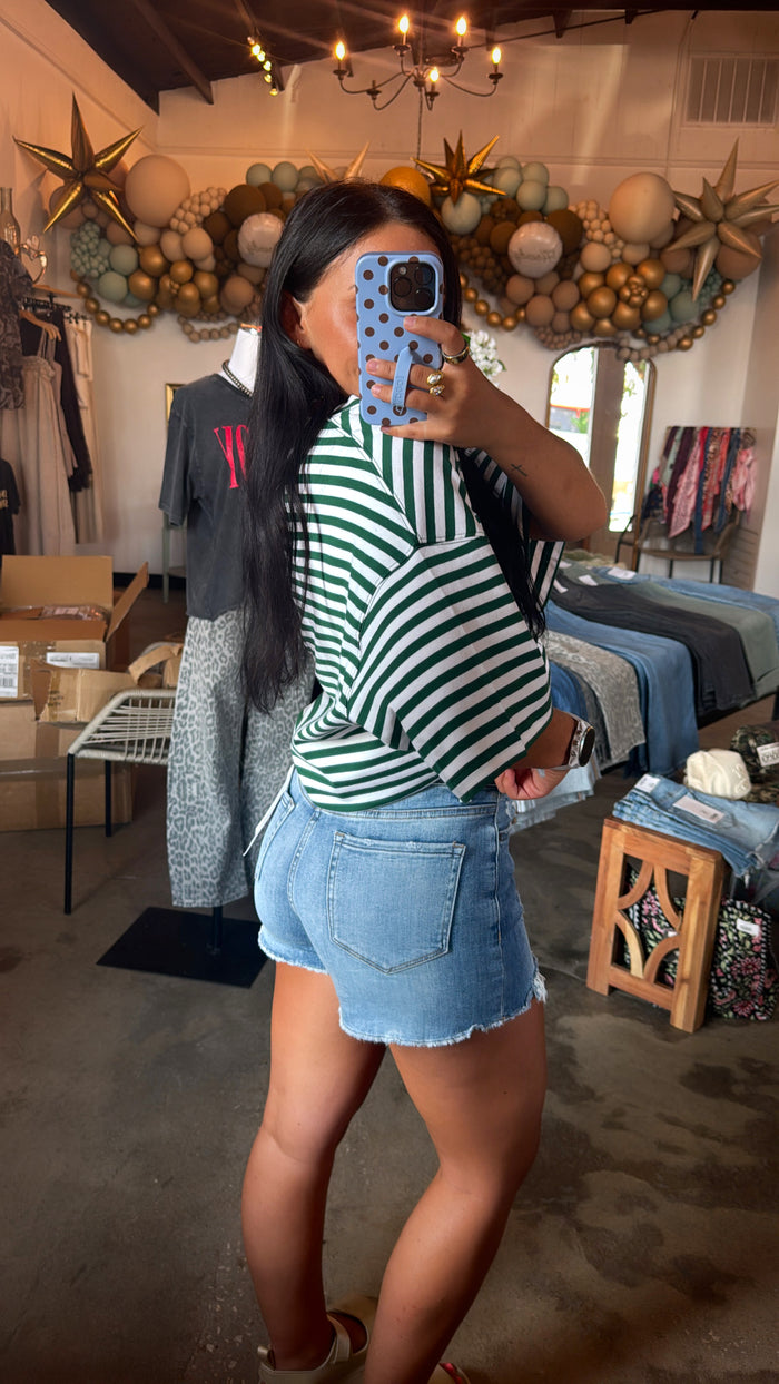 Mica Basic Denim Shorts