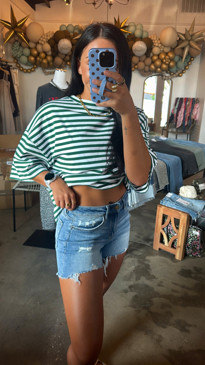 Mica Basic Denim Shorts