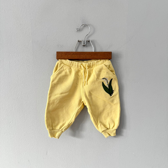 Mini Rodini / Yellow sweatpants / 4-9M