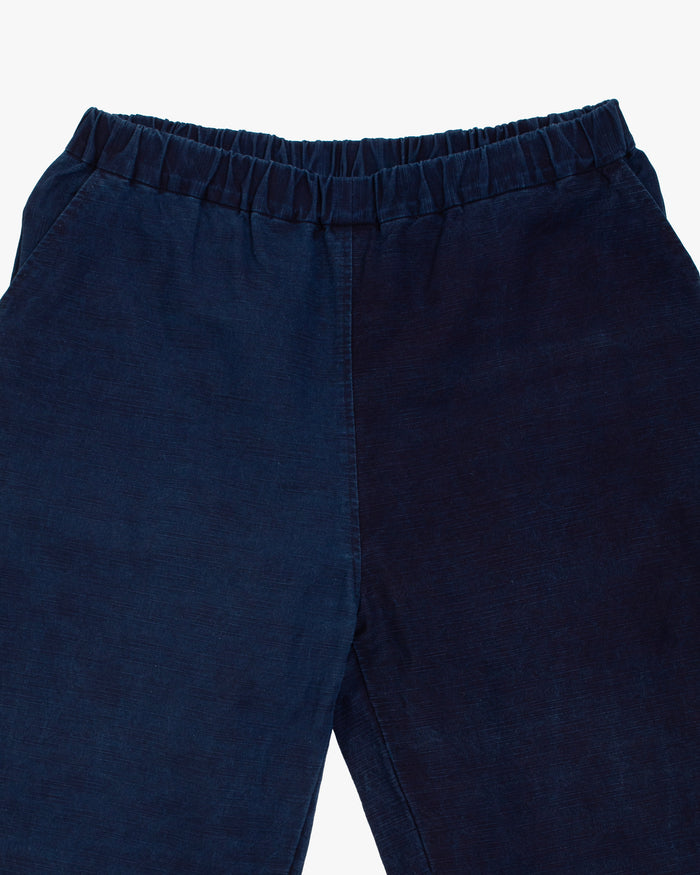 Modern Monpe Pants, Aizawa, Indigo with Hishi