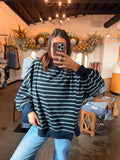 Navy & Sage Sweatshirt