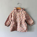 Next / Pink floral zip up windbreaker / 2-3Y