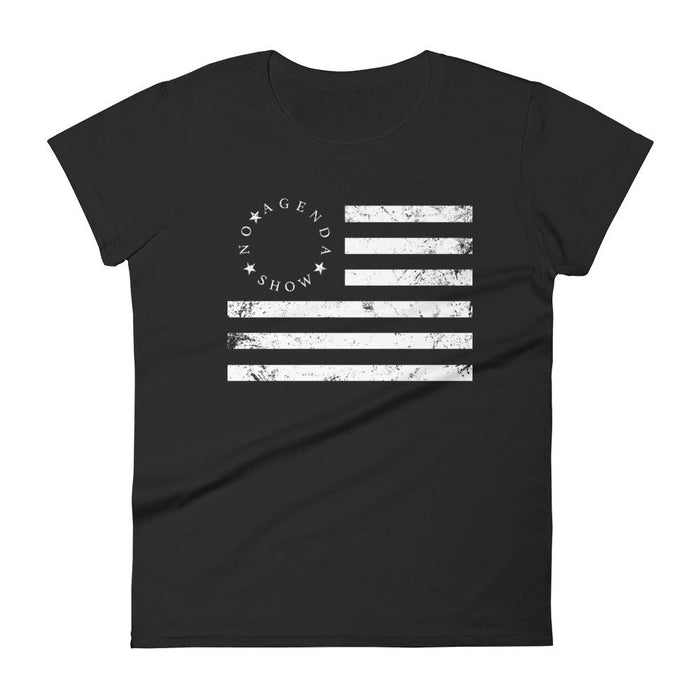 NO AGENDA BETSY FLAG - womens tee