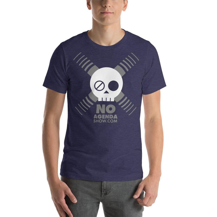 NO AGENDA SKULL - tee shirt