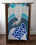 Noren, Wa-Modern, Tsurukame Blue