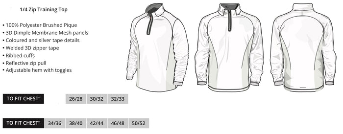 North Cestrian Boys 1/4 Zip Top