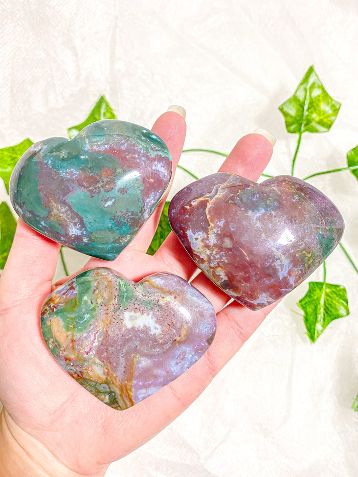 Ocean Jasper Heart
