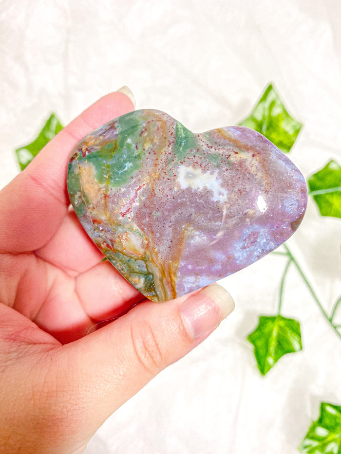 Ocean Jasper Heart
