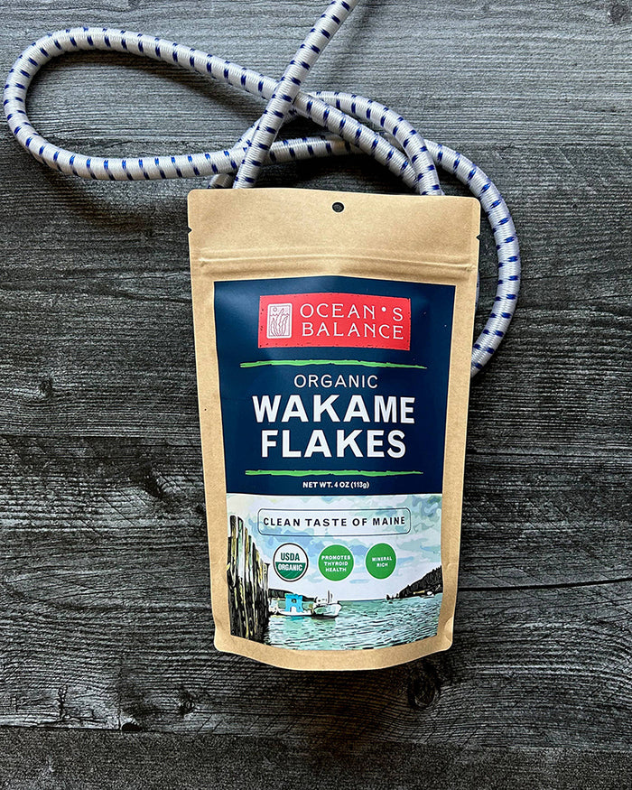 Ocean's Balance, Organic Wakame Flakes - 4oz