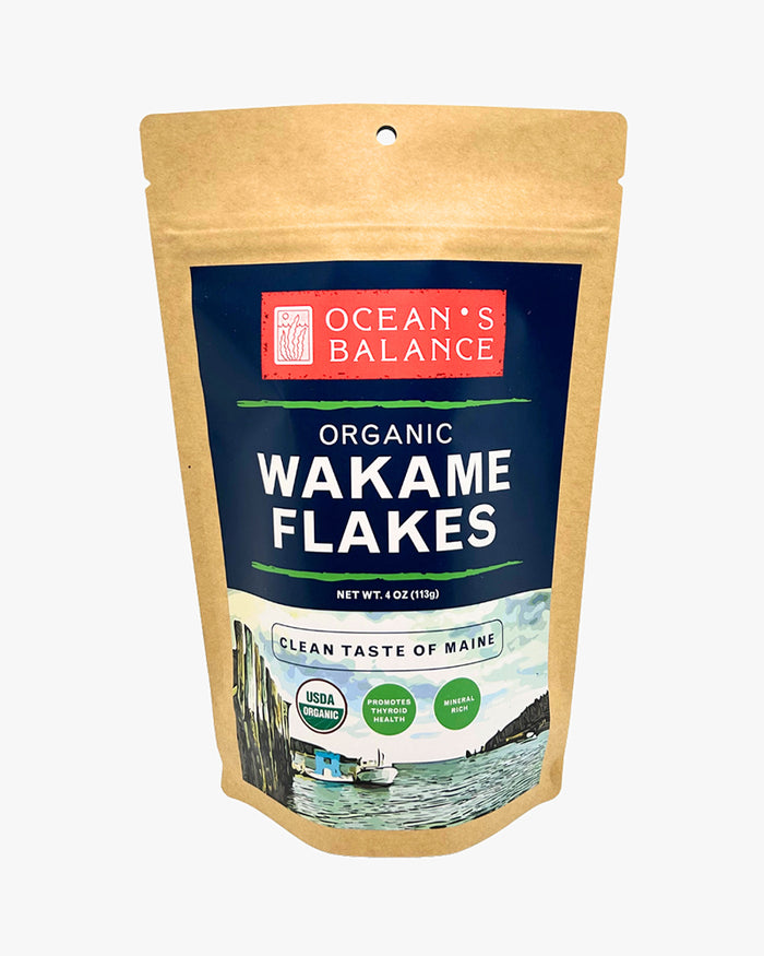 Ocean's Balance, Organic Wakame Flakes - 4oz