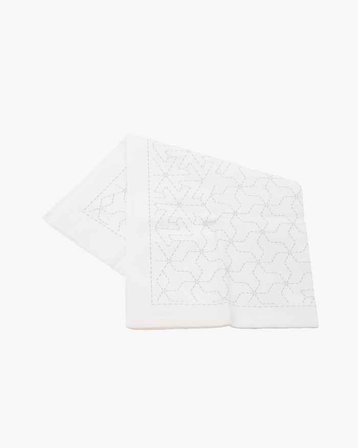 Olympus, Hana-Fukin Sashiko Sampler, Mutsutetsunagi, White